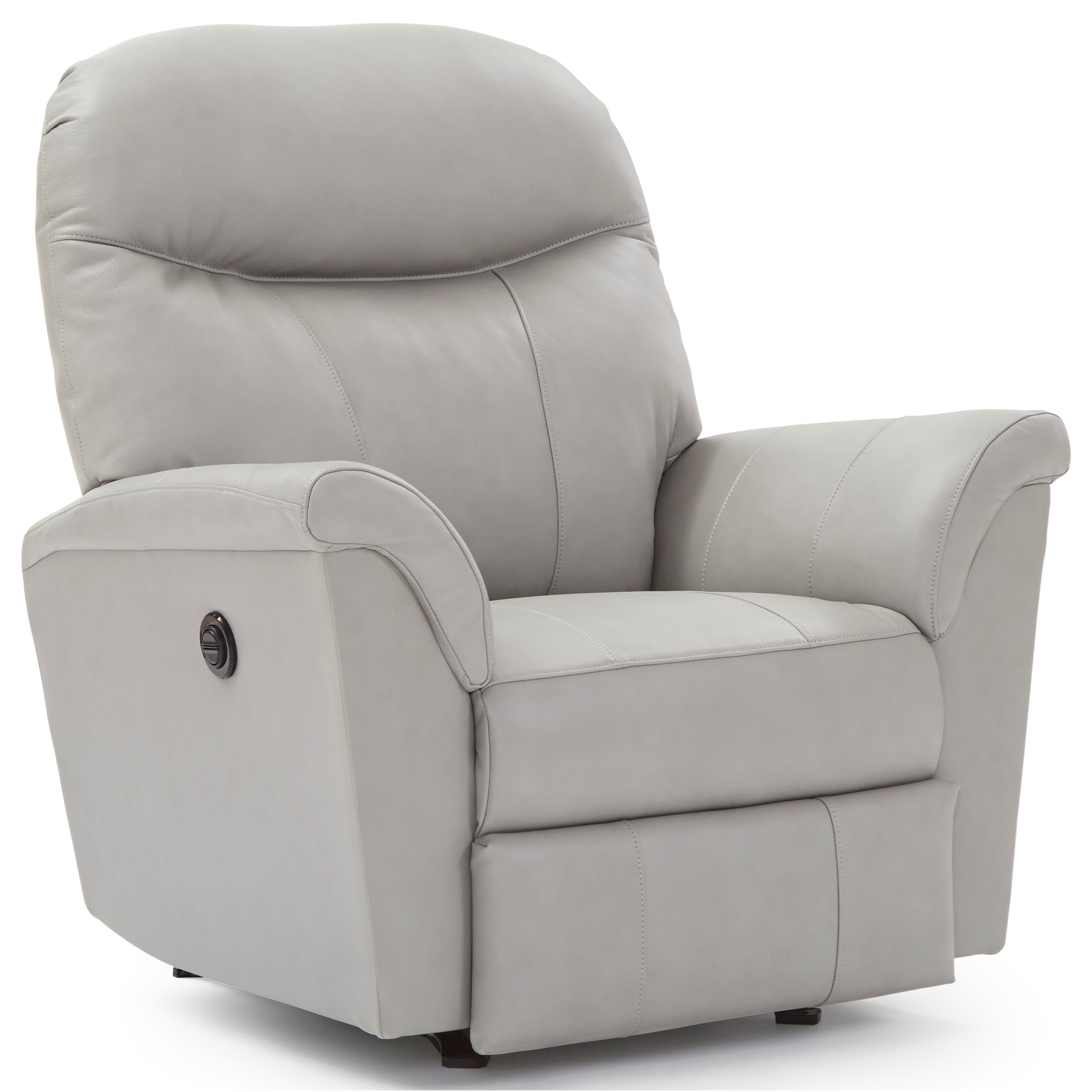 Best Home Furnishings Caitlin Casual Power Space Saver Recliner with Power Headrest Sheely's